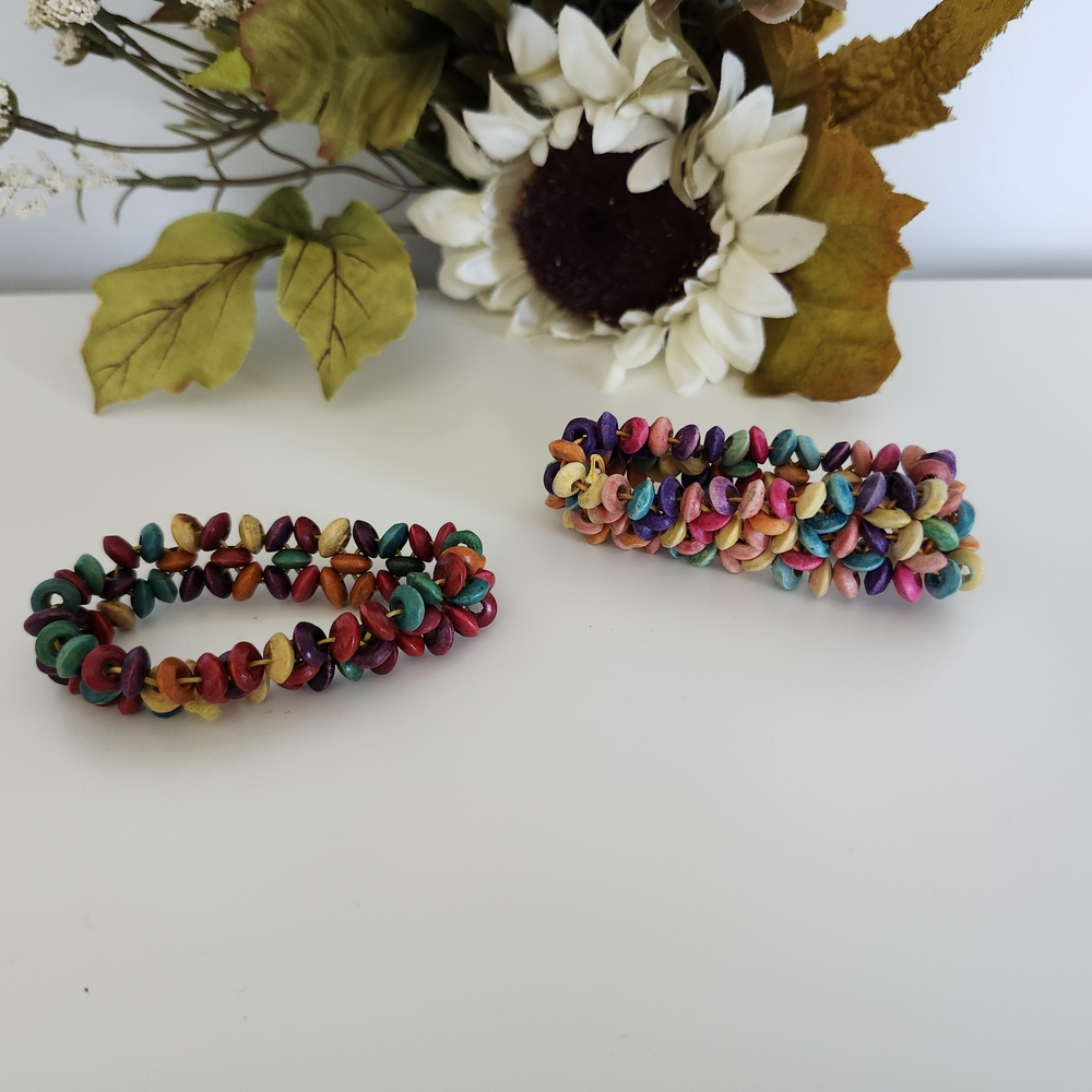 Colorful Kids Beaded Bracelet Set